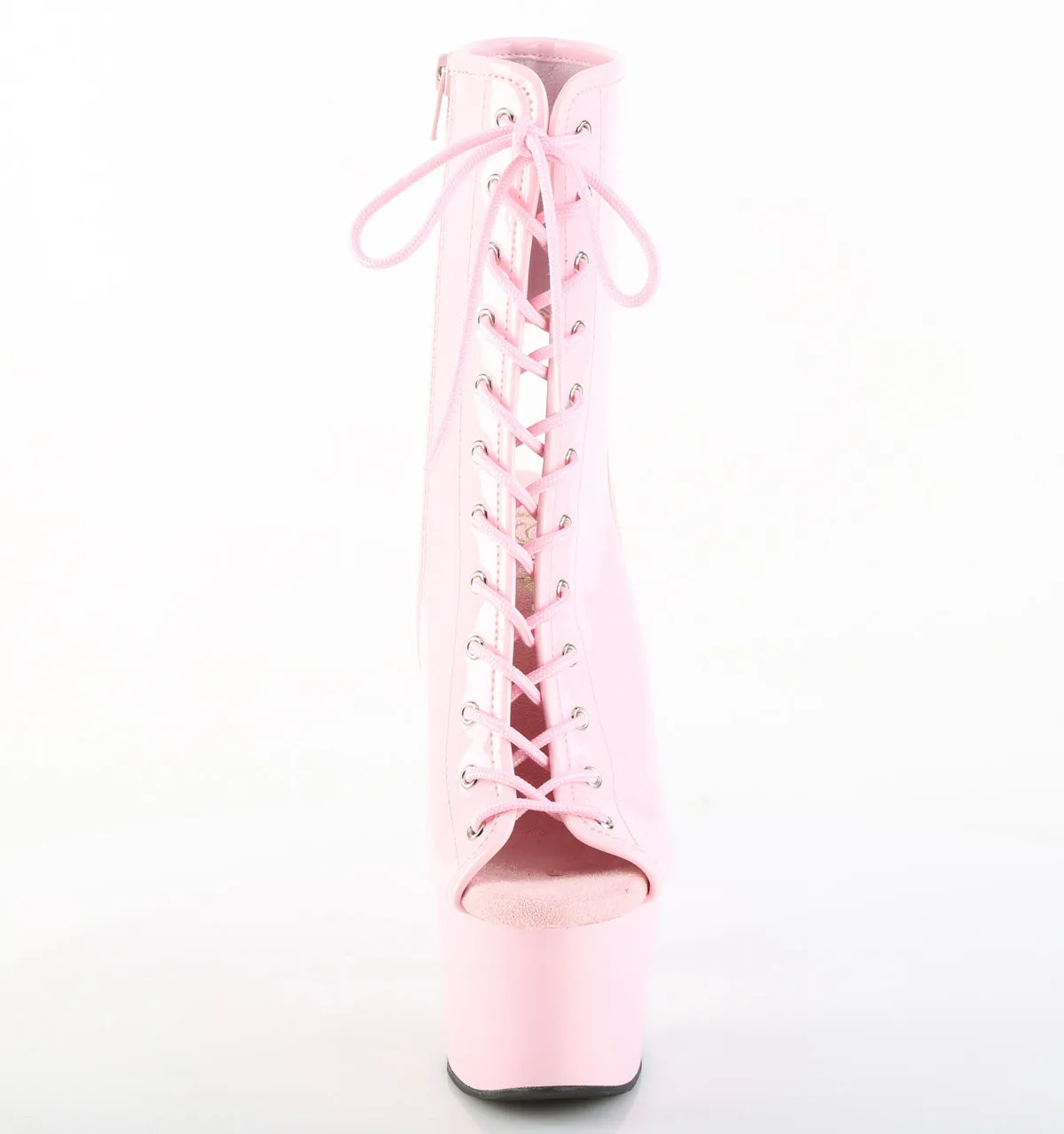 7 Inch Heel ADORE-1016 Baby Pink Patent