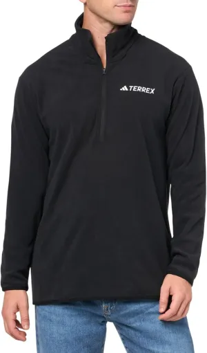adidas Men's Terrex Multi Essentials Half-Zip Fleece Hiking Jacket