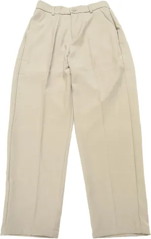 Allegra K Women's Business Casual Pants Cropped Length Work Office Trousers with Pockets