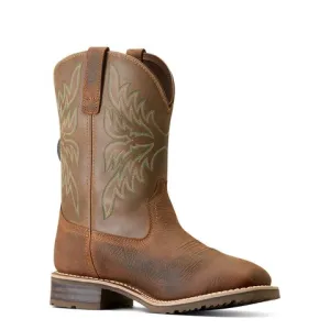 Ariat Men's 11" Hybrid Rancher BOA Acorn Brown Waterproof Western Boot
