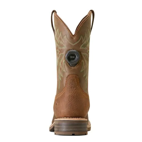 Ariat Men's 11" Hybrid Rancher BOA Acorn Brown Waterproof Western Boot