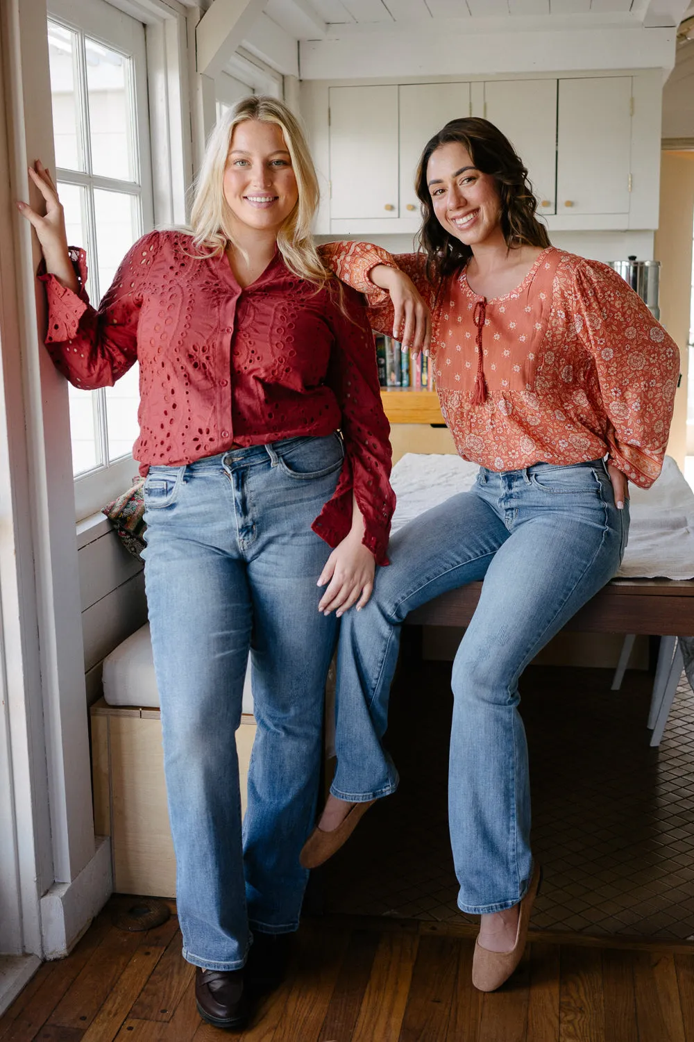 Ashley Mid Rise Bootcut Jeans - PLUS