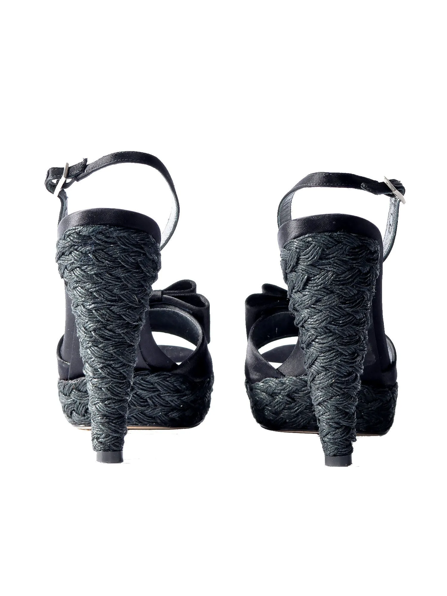 Bow Woven Sandals