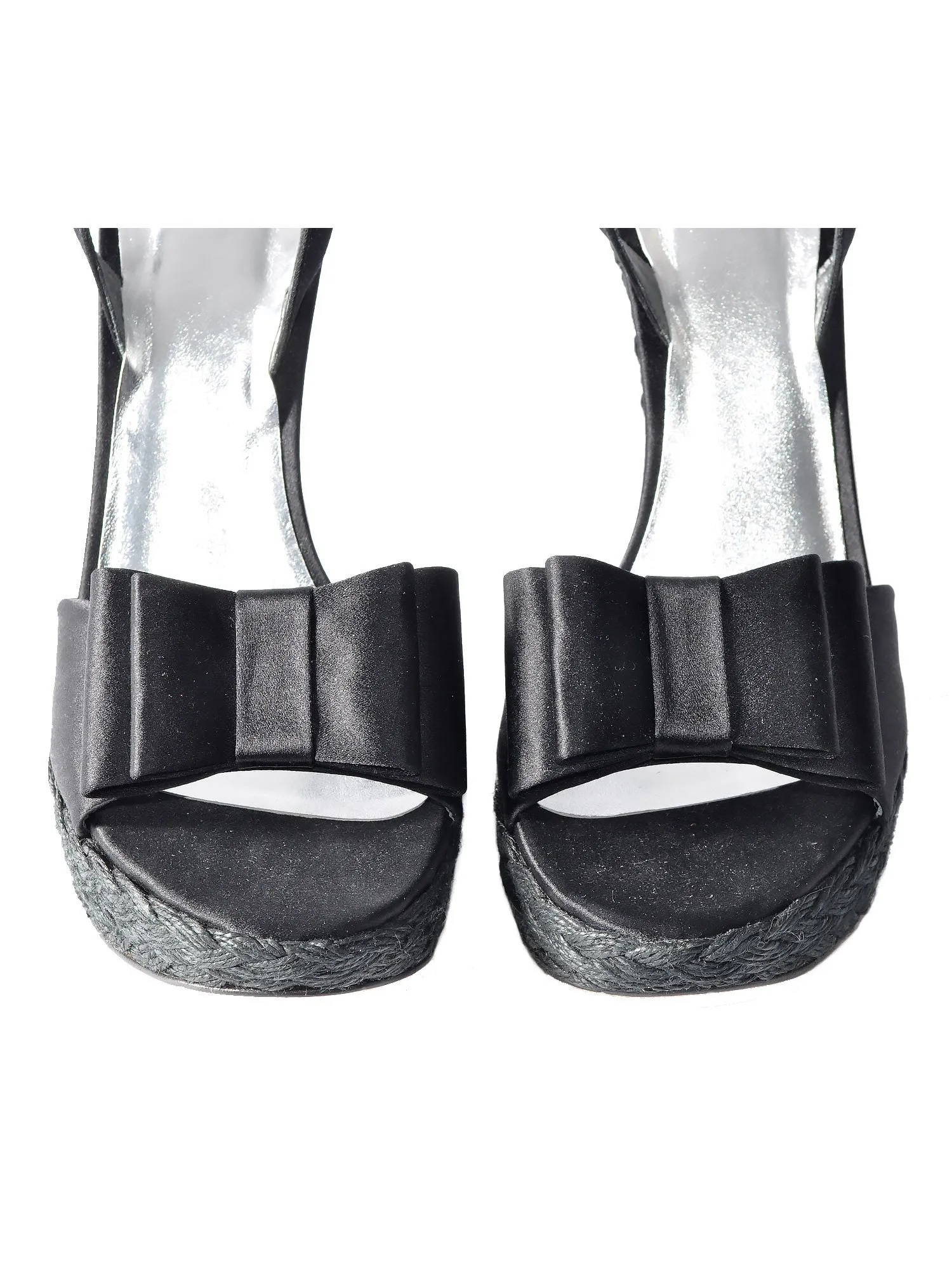 Bow Woven Sandals