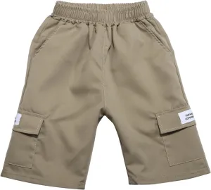Boys Cargo Shorts for Kids Youth Outdoor Casual Stretch Comfortable Durable Lightweight Breathable Active Play