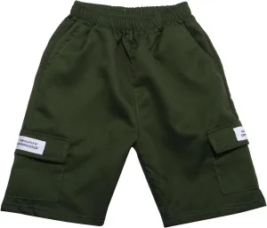 Boys Cargo Shorts for Kids Youth Outdoor Casual Stretch Comfortable Durable Lightweight Breathable Active Play