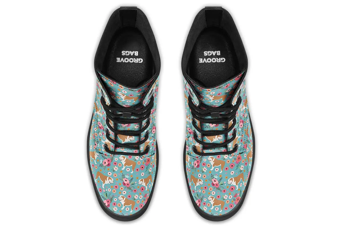 Bulldog Flower Boots