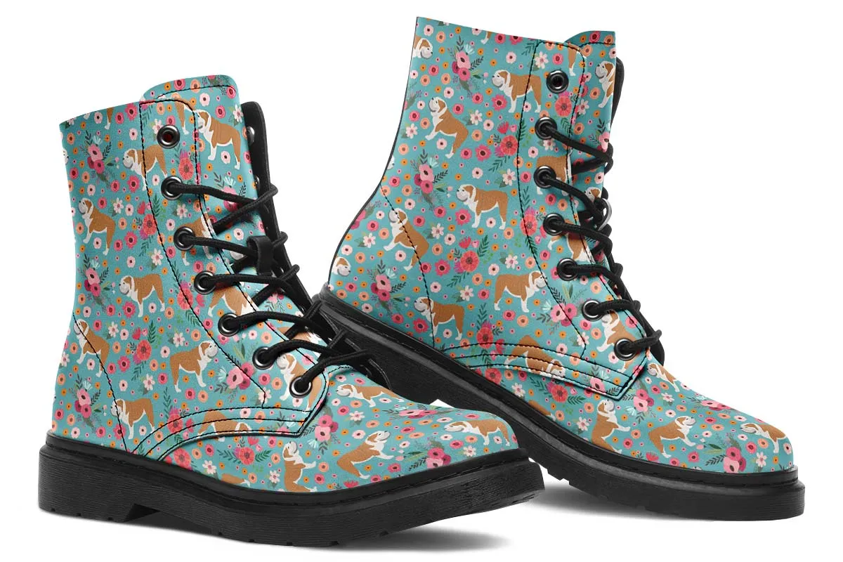 Bulldog Flower Boots
