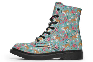 Bulldog Flower Boots