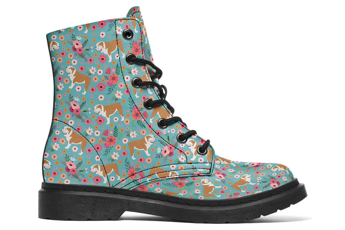 Bulldog Flower Boots