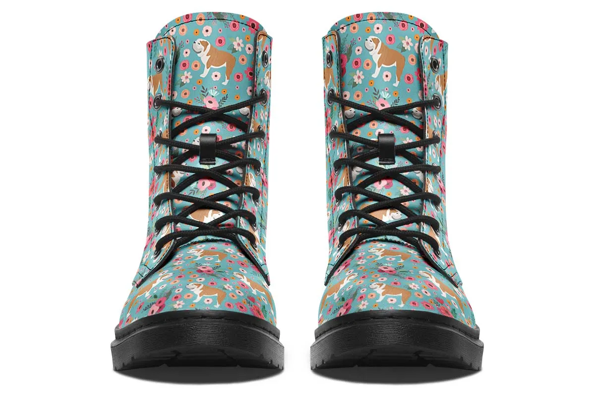 Bulldog Flower Boots