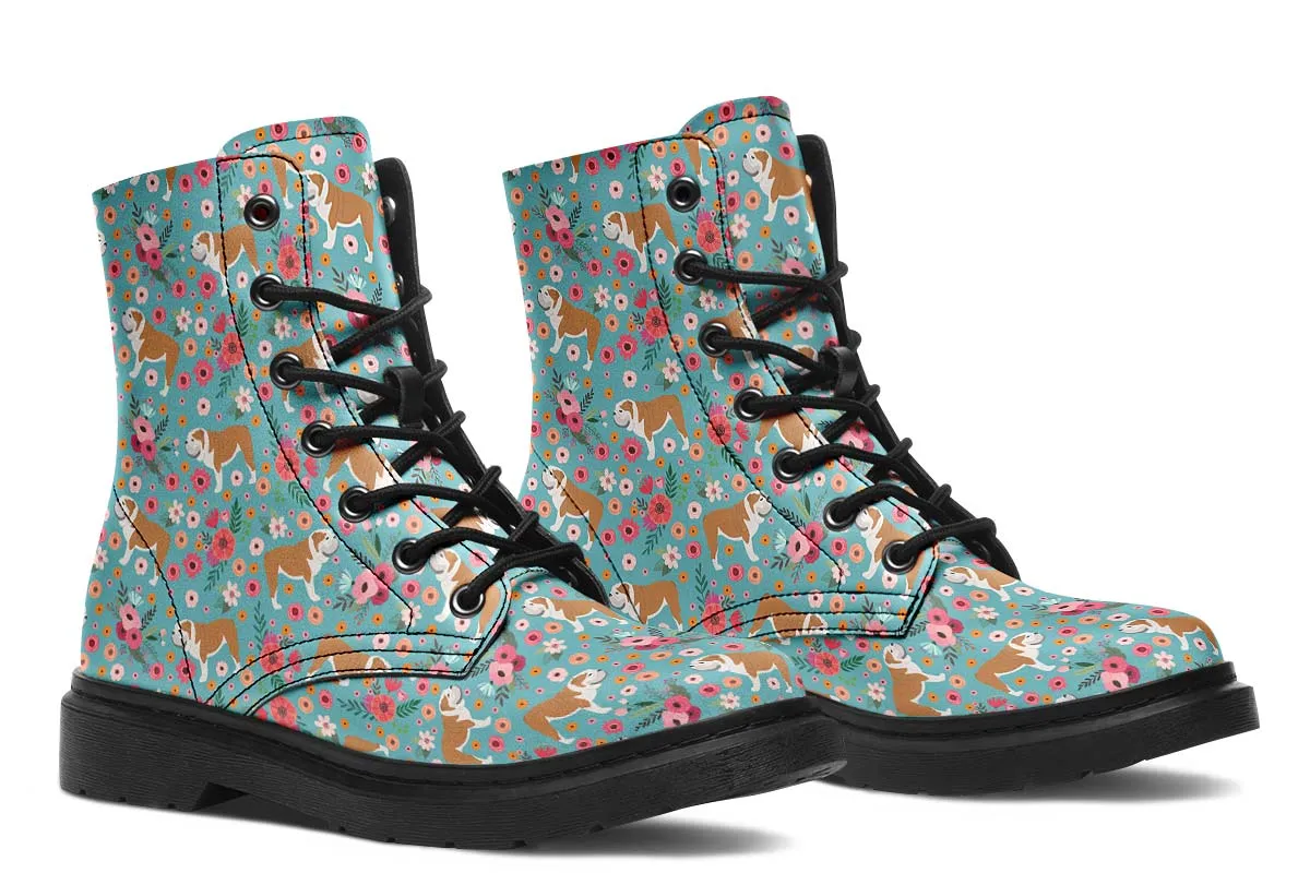 Bulldog Flower Boots