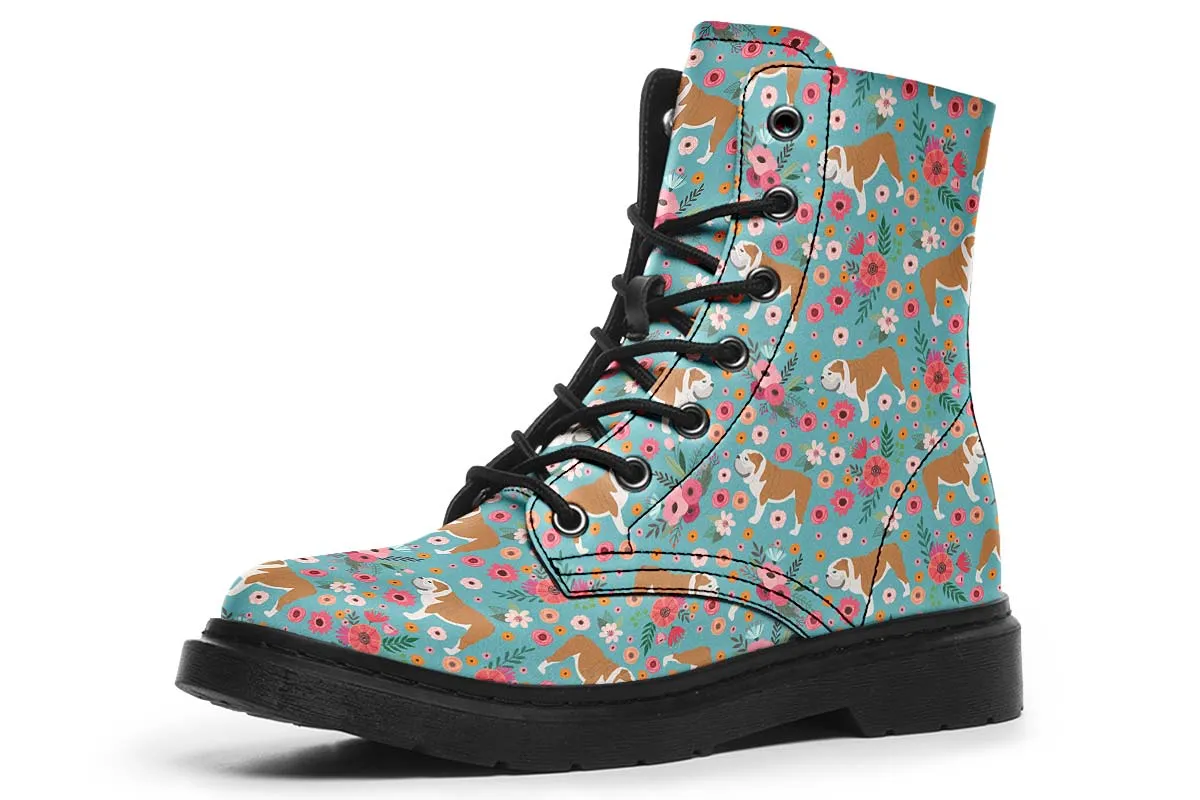 Bulldog Flower Boots