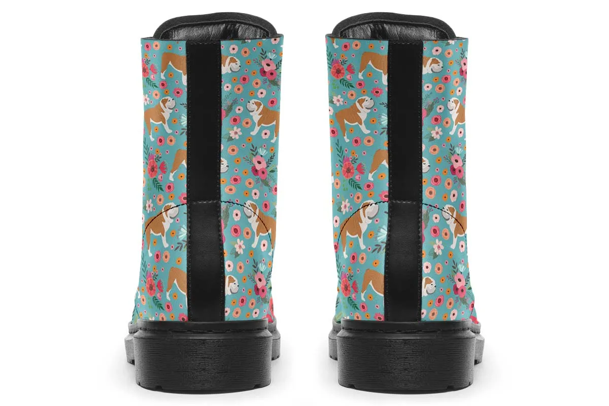 Bulldog Flower Boots