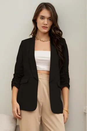 Business Casual 3/4 Sleeve Blazer