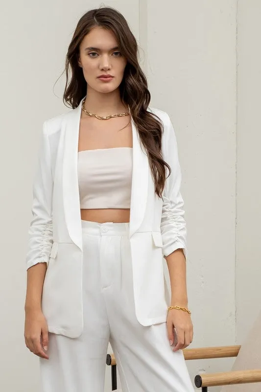 Business Casual 3/4 Sleeve Blazer