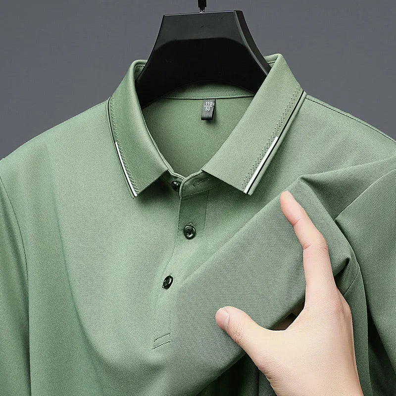 Business Casual Lapel Short Sleeve T-Shirt