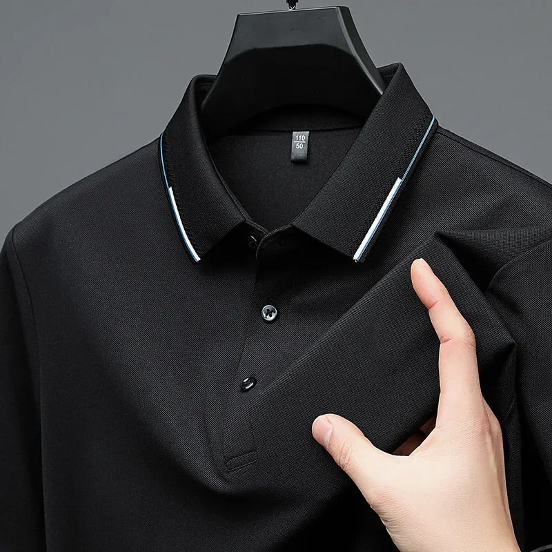 Business Casual Lapel Short Sleeve T-Shirt