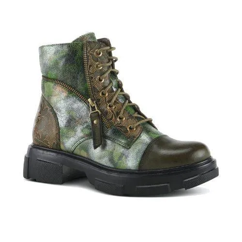 Carnelian Combat Boot