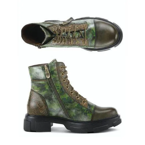 Carnelian Combat Boot