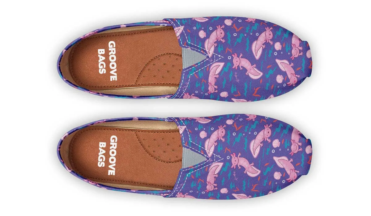 Cartoon Axolotl Casual Shoes