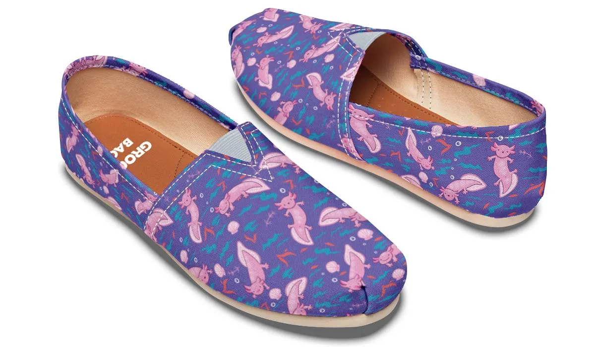 Cartoon Axolotl Casual Shoes