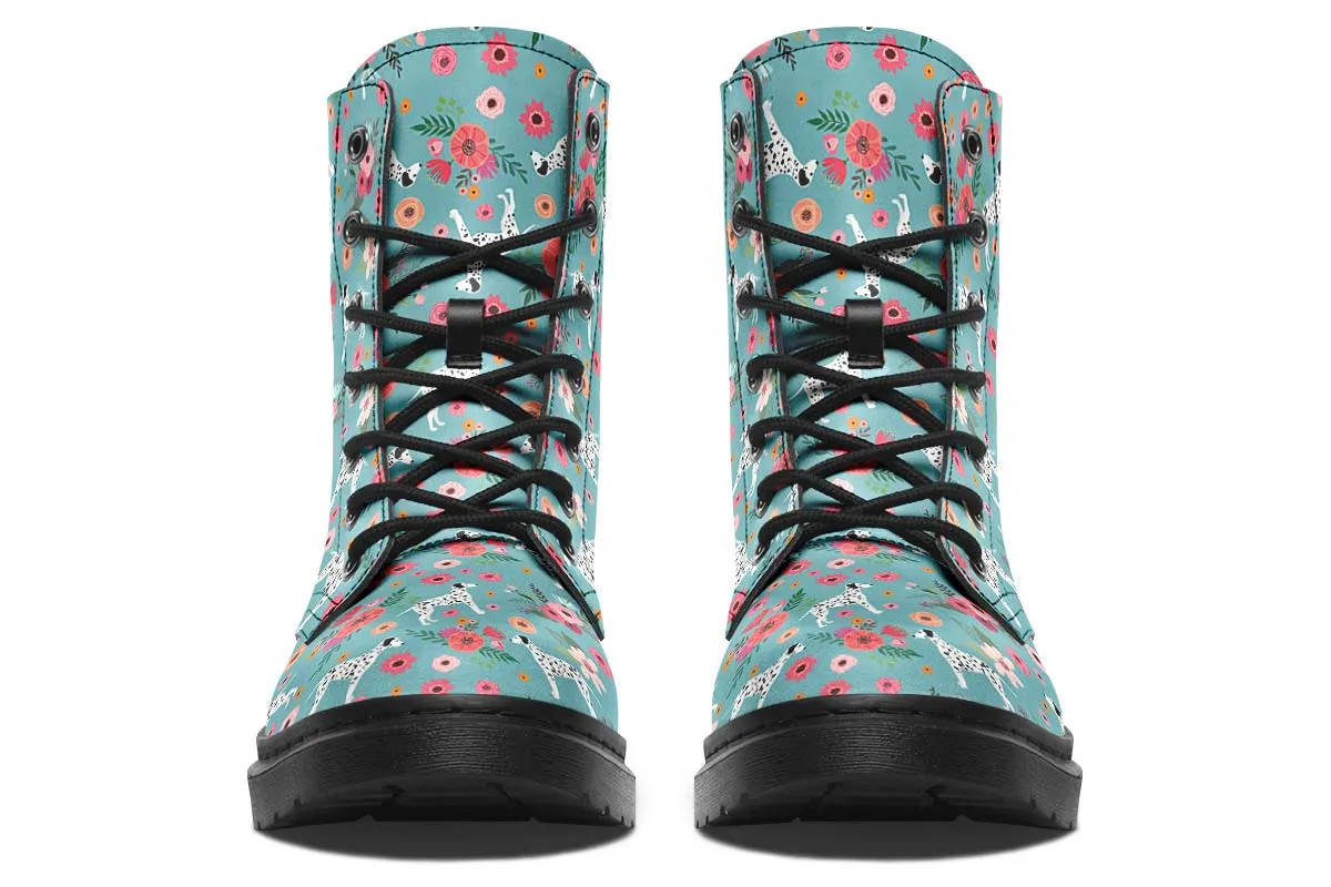 Dalmatian Flower Boots