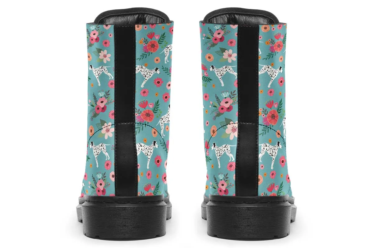 Dalmatian Flower Boots