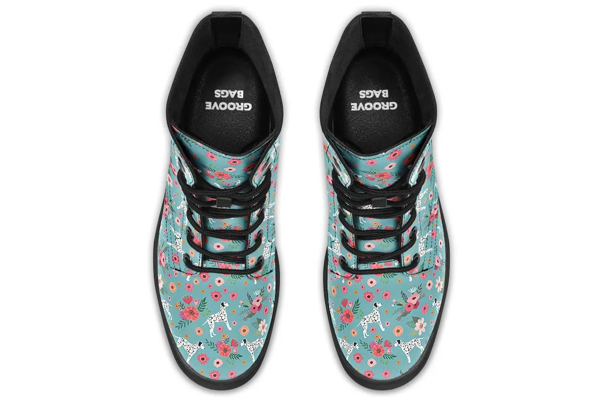 Dalmatian Flower Boots