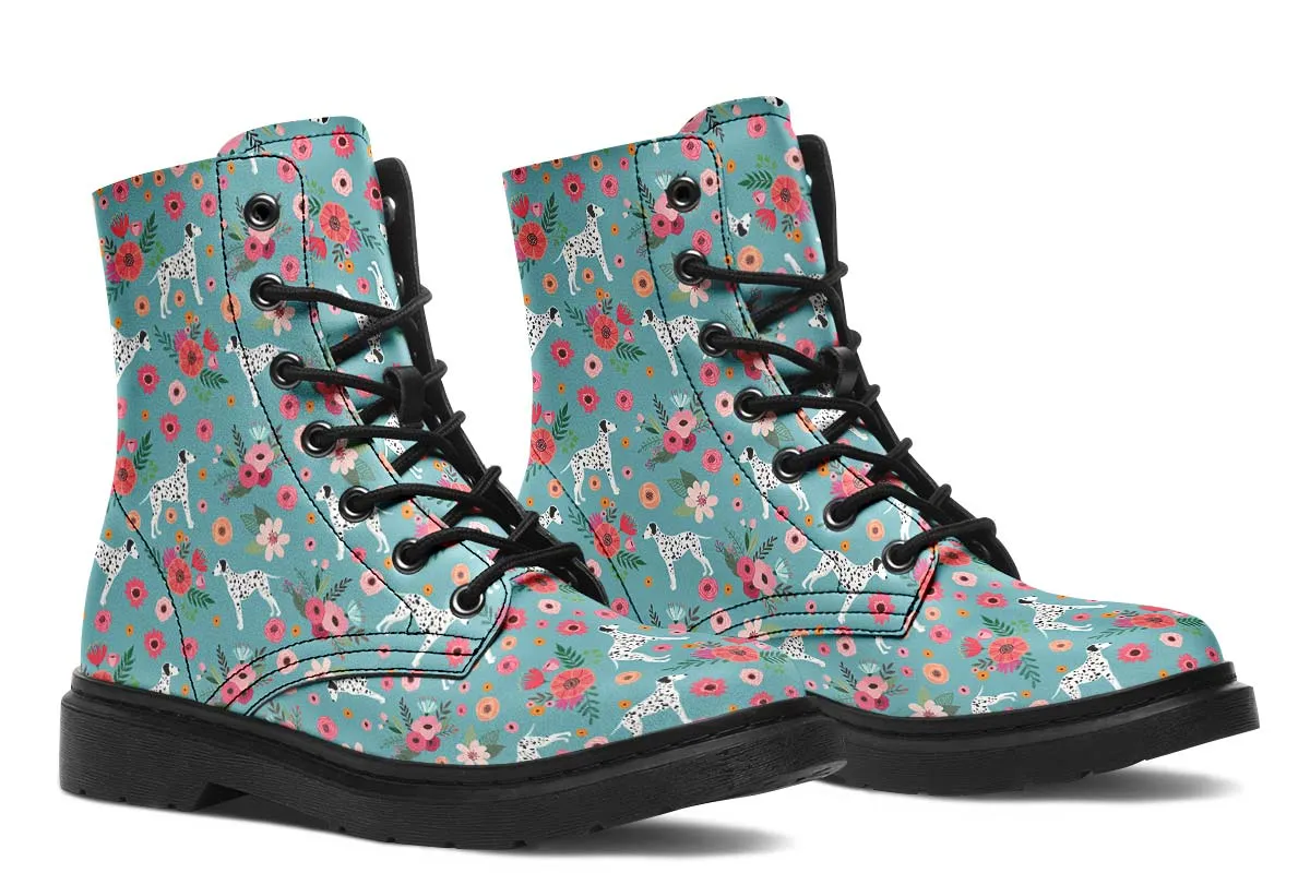 Dalmatian Flower Boots