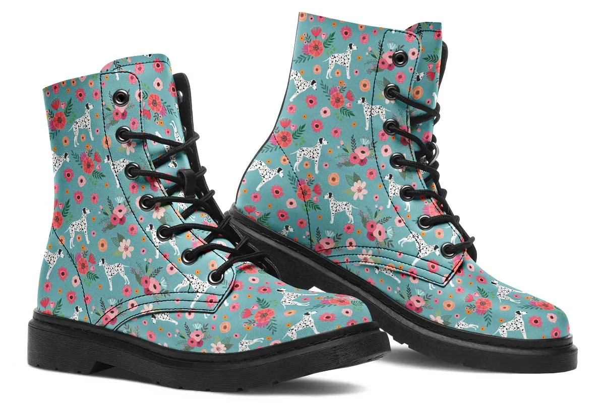 Dalmatian Flower Boots