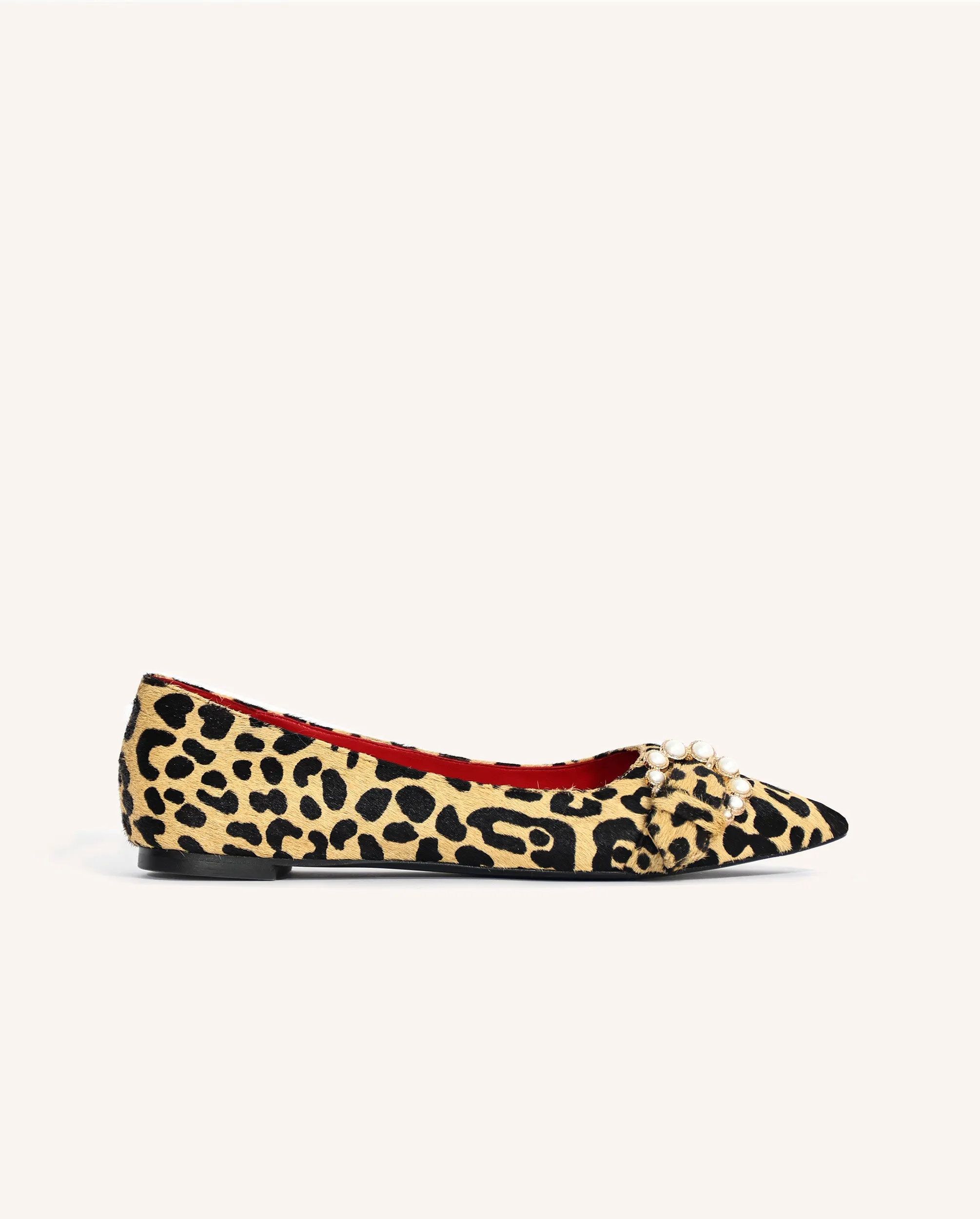 (Delivery Mid-April) Ivy Leopard Print Flats