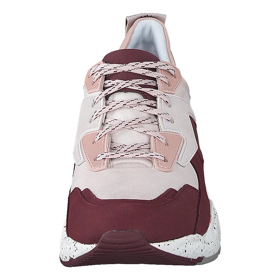 Delphiville Leather Sneaker Chocolate Truffle