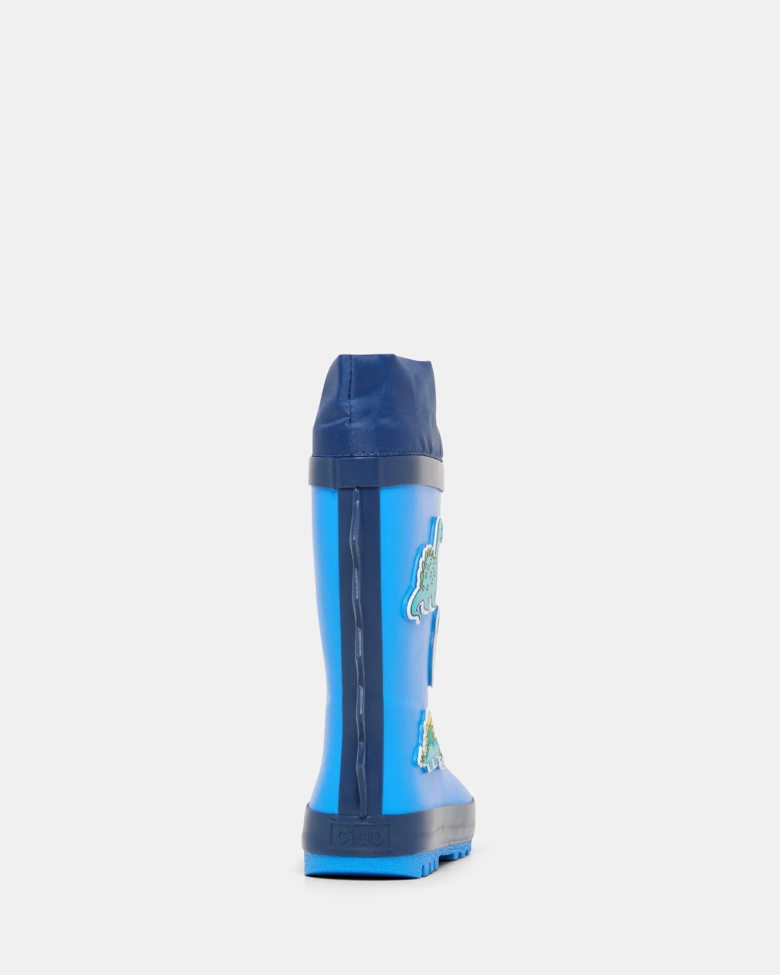 Dino Egg Gumboot Blue/Navy