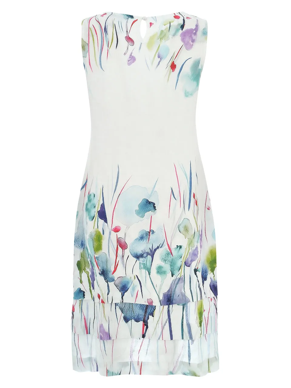 Dolcezza Dress - Linen - Misty Blossom - 25782