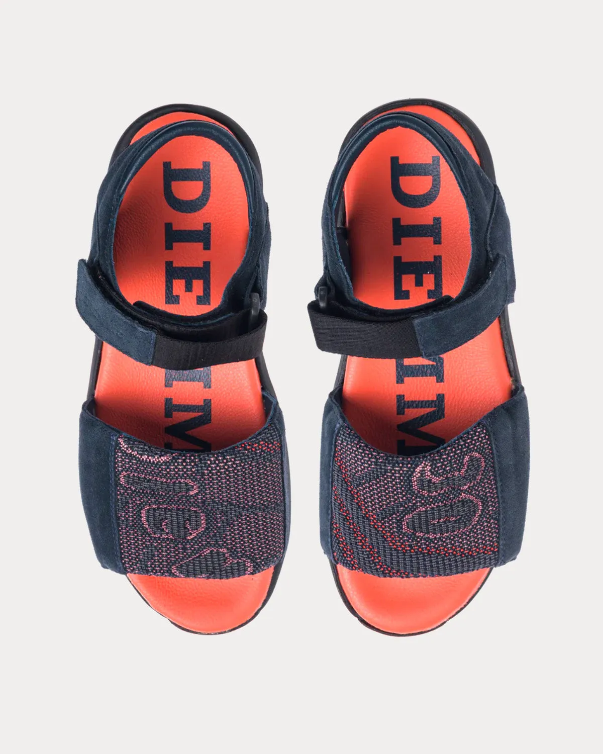 Dune Navy Sandals
