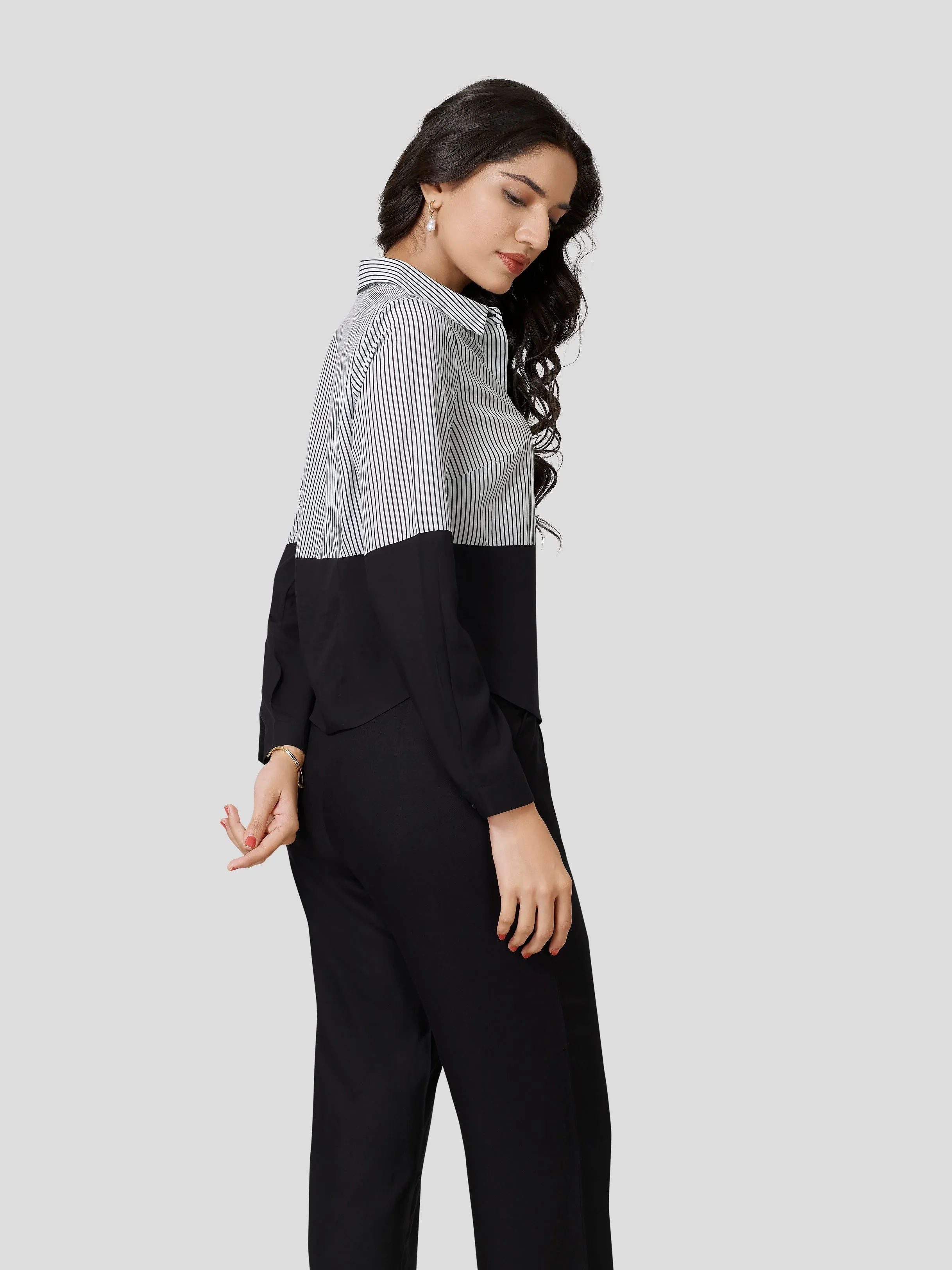 Ebullient Fervor Stipe & Solid Mix & Match Shirt