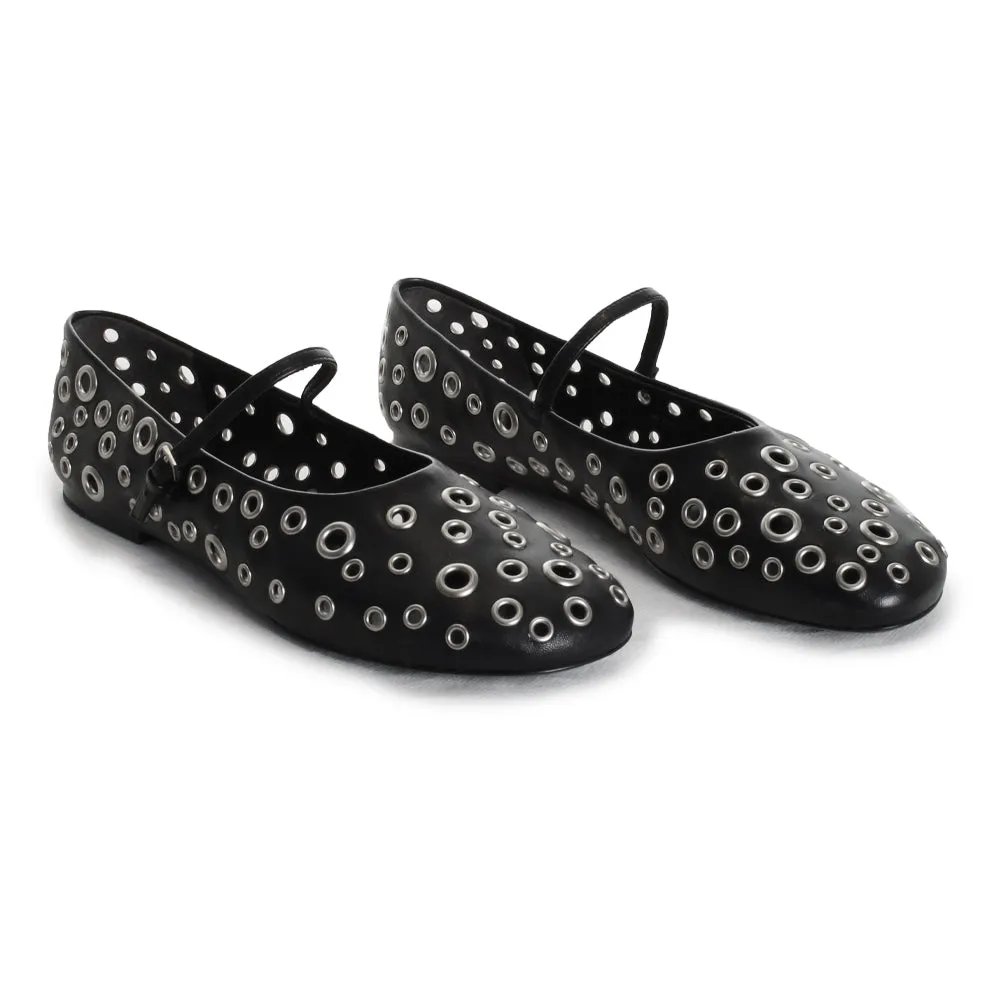 Eyelet Mary Jane Ballet