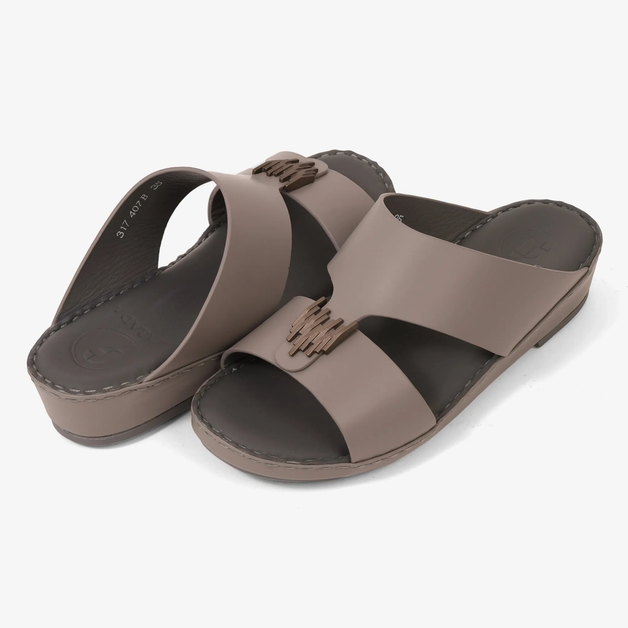 FARADA KIDS UNIQUE TEXTURED ACCENT SANDALS LONDON SKY