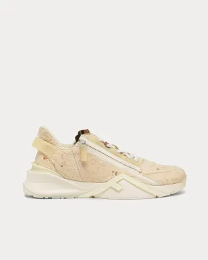 Fendi Flow Natural Washi Paper Low Top Sneakers