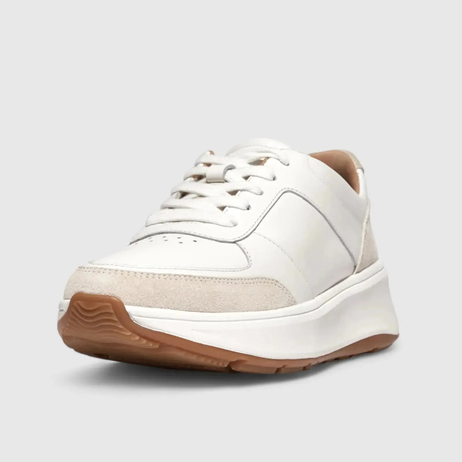 Fit Flops F-Mode Flatform Sneaker White IK8-646