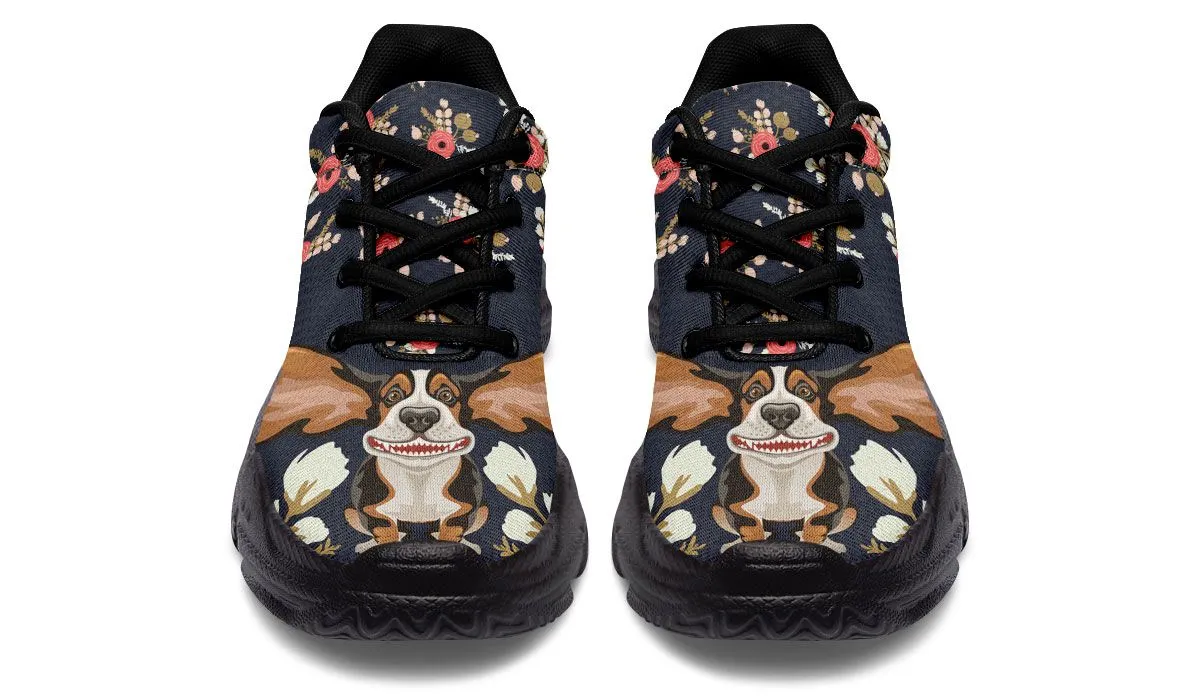 Floral Hound Chunky Sneakers