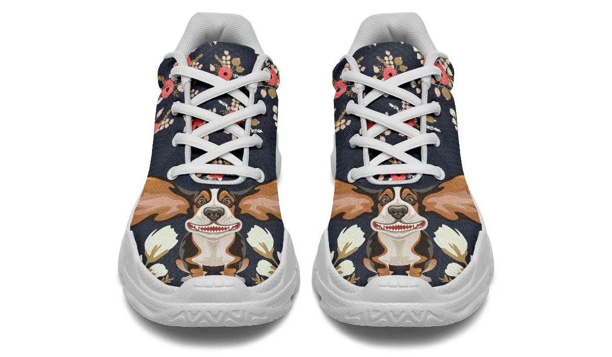 Floral Hound Chunky Sneakers