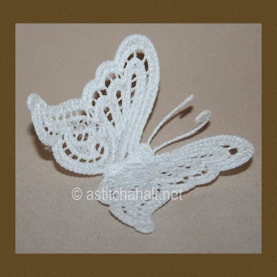 Freestanding Lace Butterfly 01