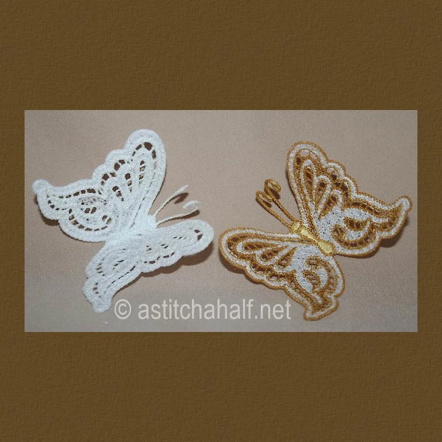 Freestanding Lace Butterfly 01