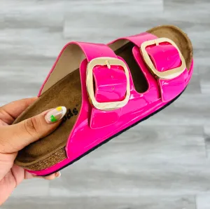 Fuchsia Sunny Side Sandals