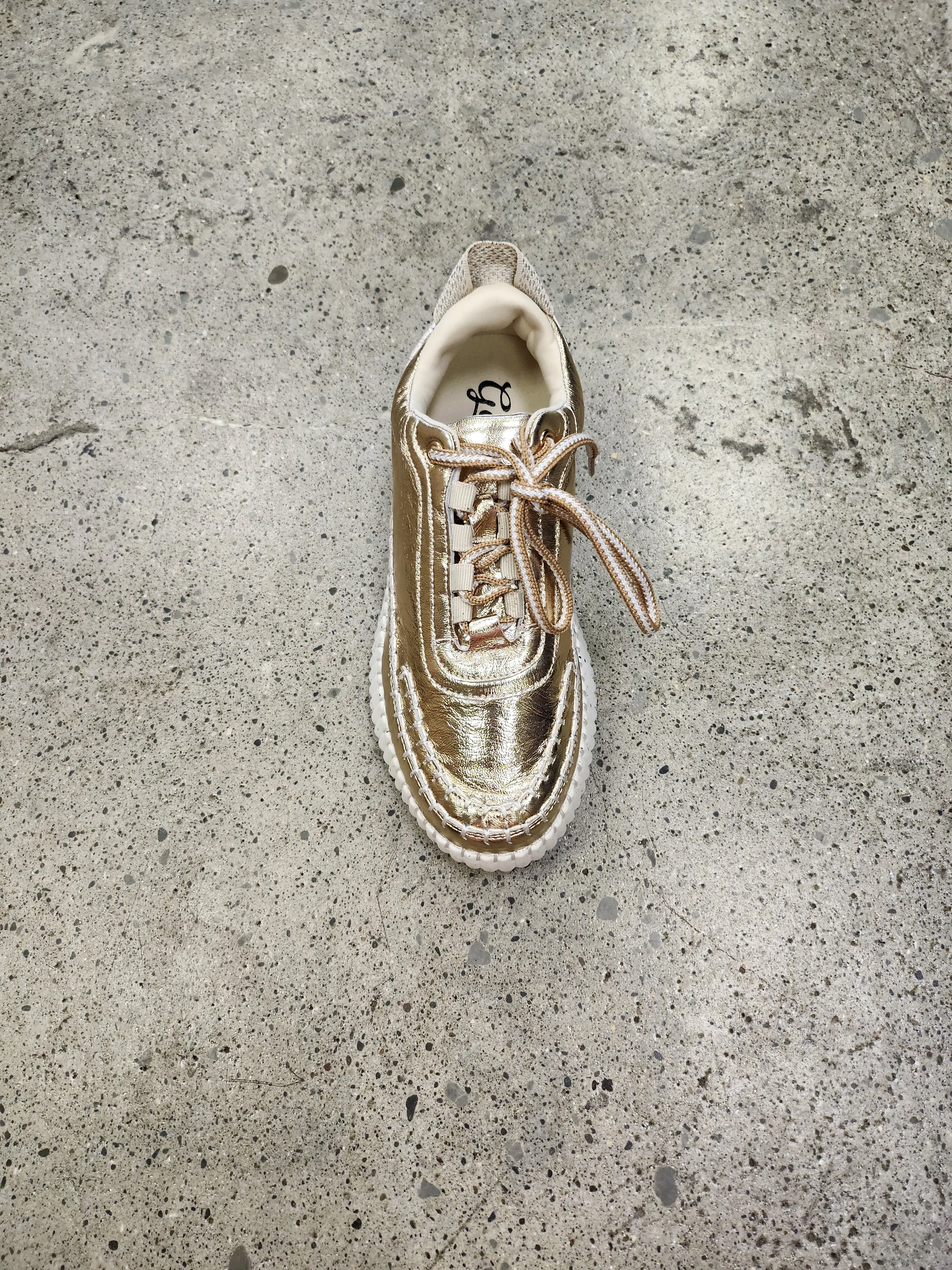 Gelato Pluto-G stitched Sneakers - Gold