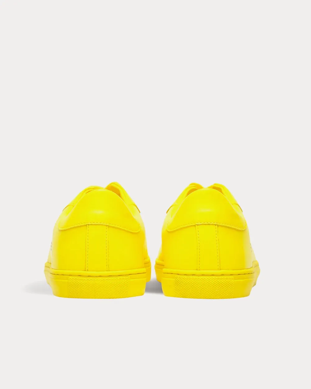 Grape Leather Saffron Yellow Low Top Sneakers