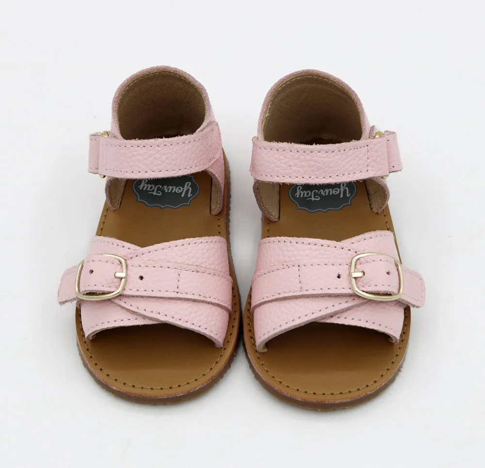 HARPER Buckle Sandals - Pink