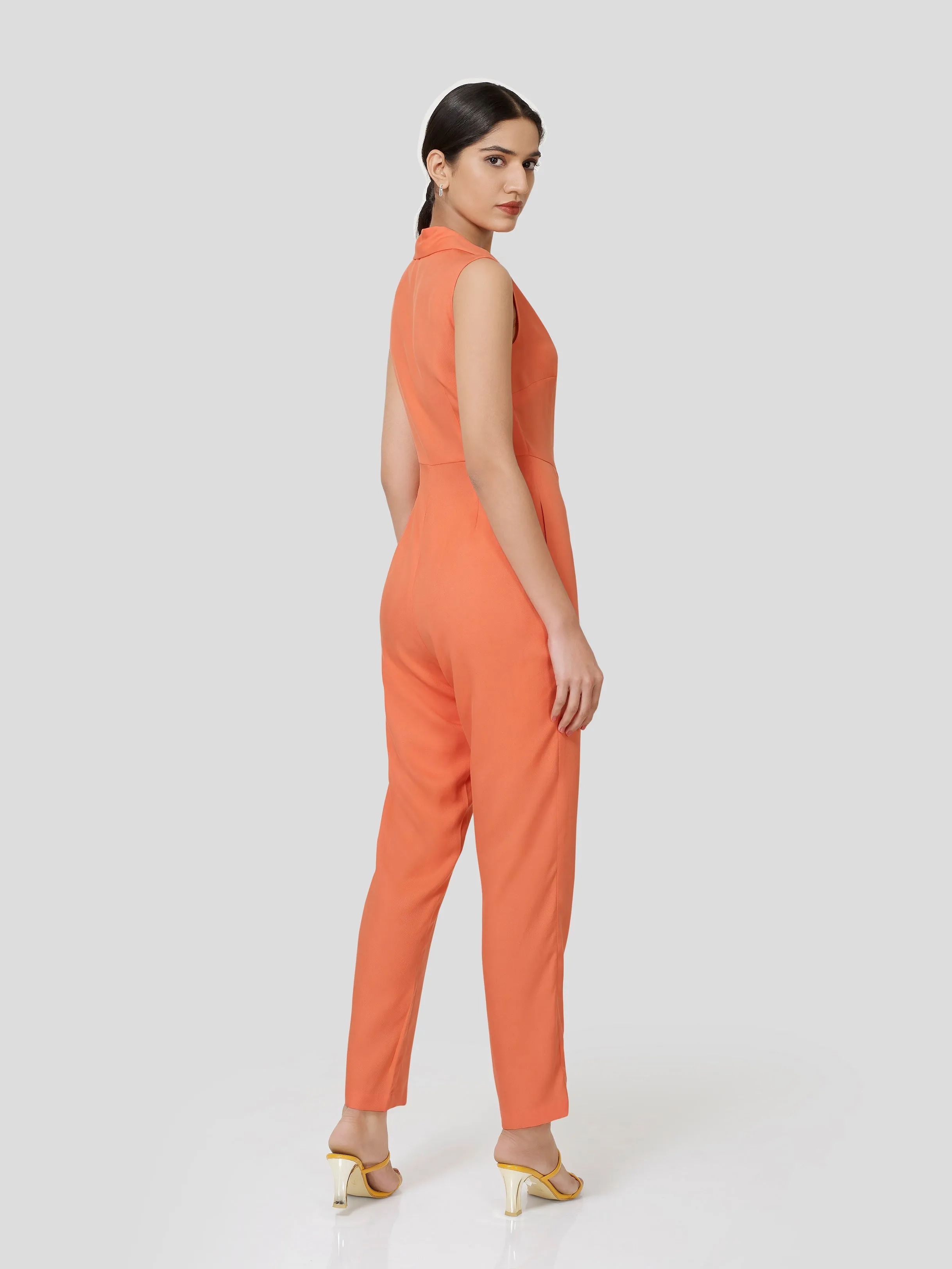 Illustrious Blazer Look Jumpsuit